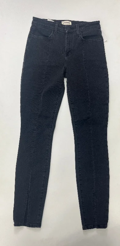 women's denim jeans with distressed hemsJeans Straight By L’AGENCE  Size: 2