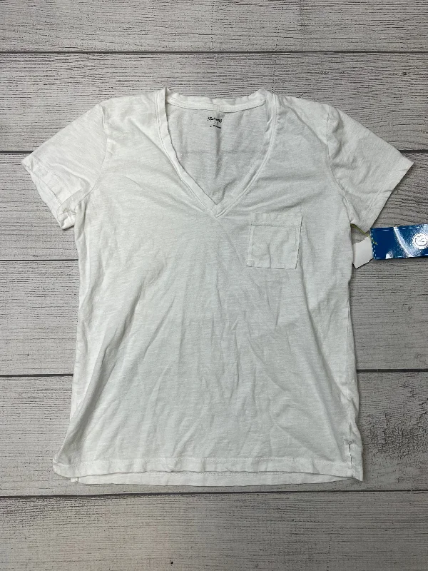 women's tops for relaxed weekendsTop Short Sleeve Basic Madewell, Size Xs