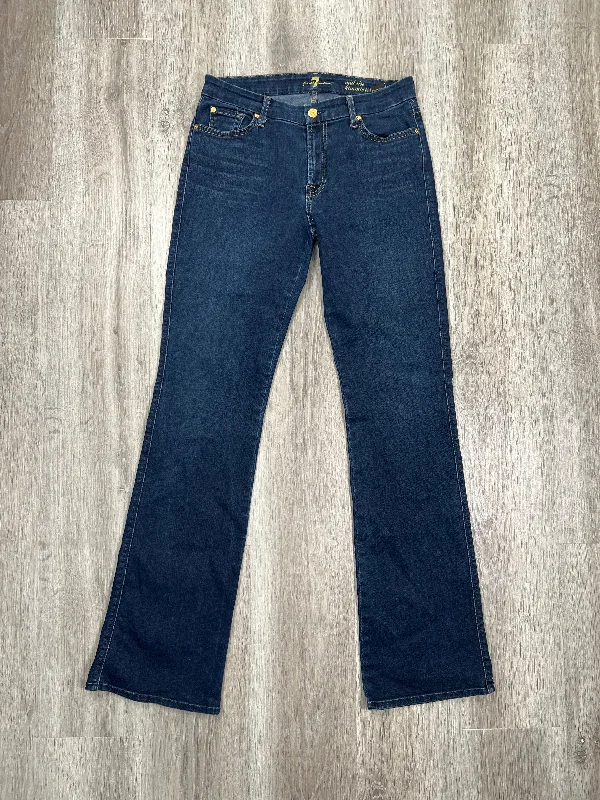 women's denim jeans for a night at the clubJeans Boot Cut By 7 For All Mankind  Size: L