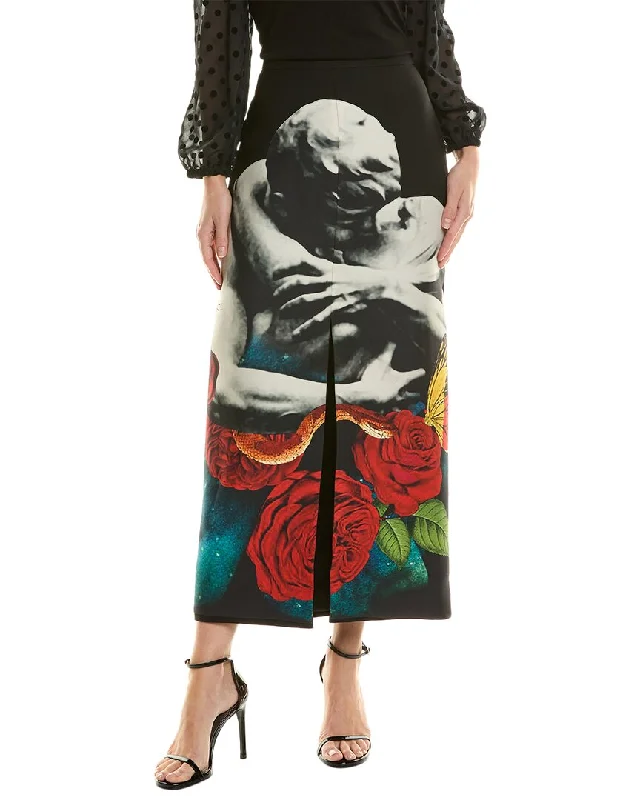 women's party skirtsValentino Wool & Silk-Blend Pencil Skirt