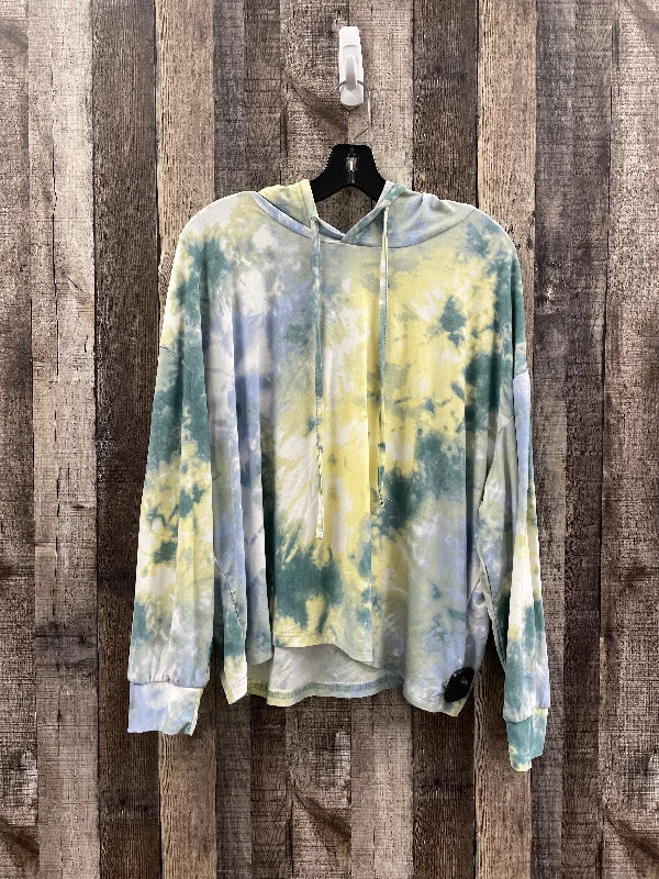 women's tops for evening soireesTop Long Sleeve By Derek Heart In Tie Dye Print, Size: 2x