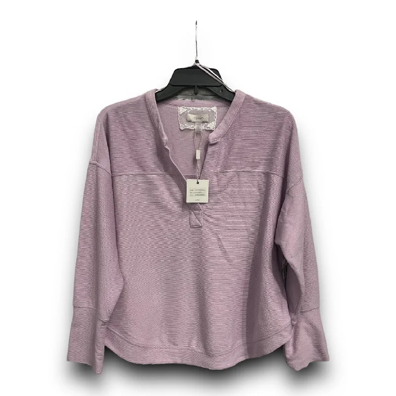 women's tops for those who refuse to compromise on styleTop Long Sleeve By Cupio In Purple, Size: L