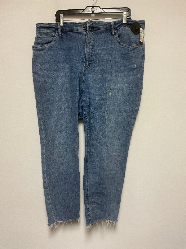 women's cropped denim jeansJeans Straight By Kut  Size: 20