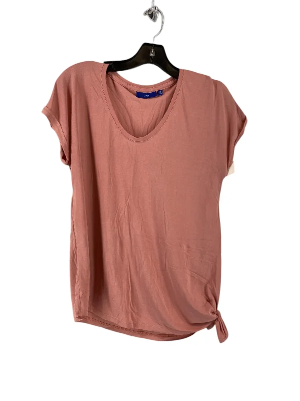 women's tops for those who believe in expressing their individuality through fashionPink Top Short Sleeve Apt 9, Size M