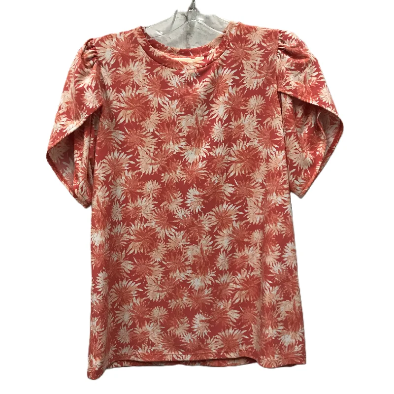 women's tops for those who want to create stylish and put-together outfits without spending a fortuneOrange Top Short Sleeve By Michael By Michael Kors, Size: Xs