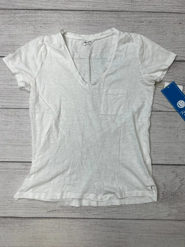 women's tops for minimalist aestheticsTop Short Sleeve Basic Madewell, Size Xs