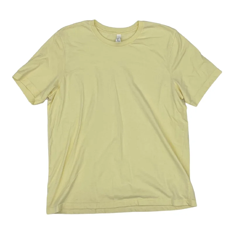 women's tops for those who seek both style and comfortYELLOW TOP SS BASIC by BELLA + CANVAS Size:XL