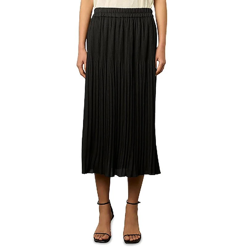 women's adventure-ready evening skirtsWomens Ruffled Casual Midi Skirt