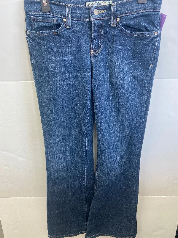 women's distressed denim jeans with holesJeans Straight By Fossil  Size: 8