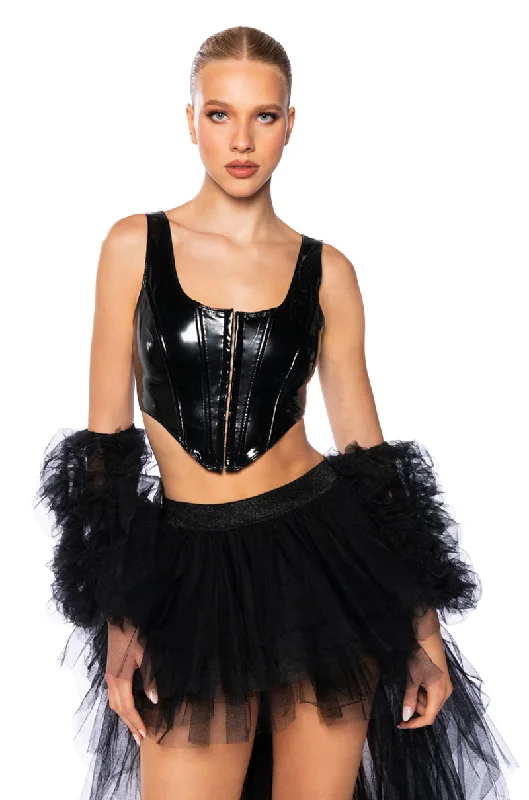 women's elegant skater skirtsEYES ON THE PRIZE HIGH LOW TULLE SKIRT