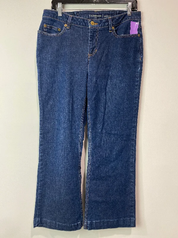 women's boyfriend denim jeansJeans Straight By Liz Claiborne  Size: 12