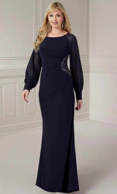 women's pear-shaped body dressesChristina Wu Elegance 17131 - Jersey Evening Gown