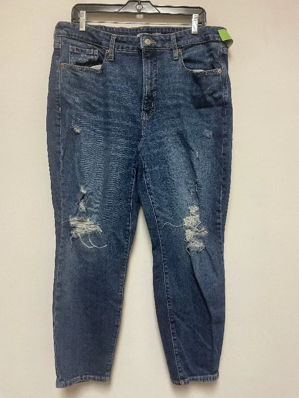 women's acid-washed denim jeansJeans Straight By Old Navy  Size: 16