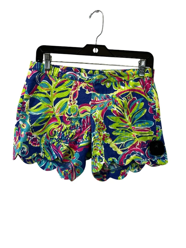 women's high-waisted shortsShorts By Lilly Pulitzer In Blue & Green, Size: 0