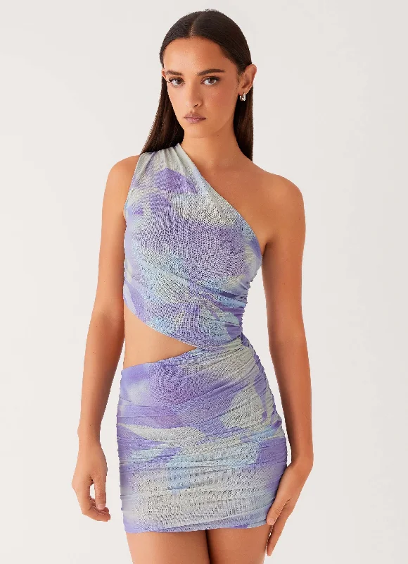 Maternity DressAddie Mini Dress - Purple Rain