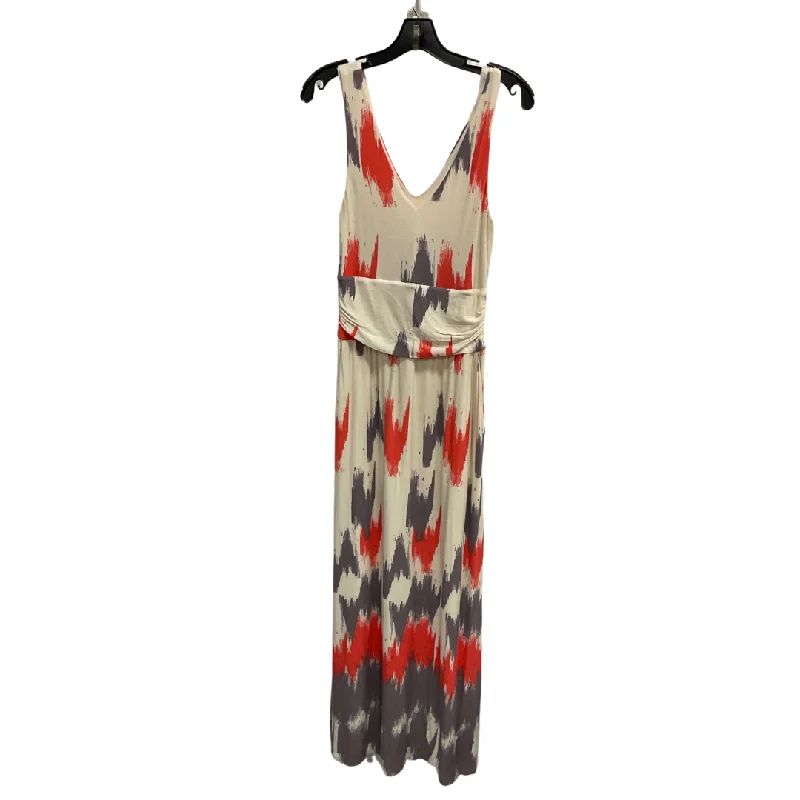 Bell-Sleeve DressDress Casual Maxi By Maeve In Multi-colored, Size: M