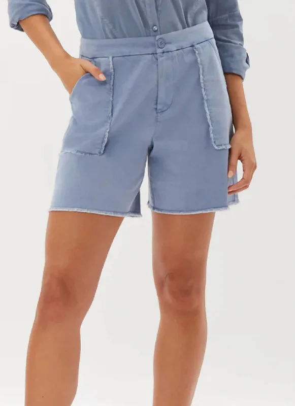 women's above-the-knee shortsPhillips Shorts With Fray In Lobelia