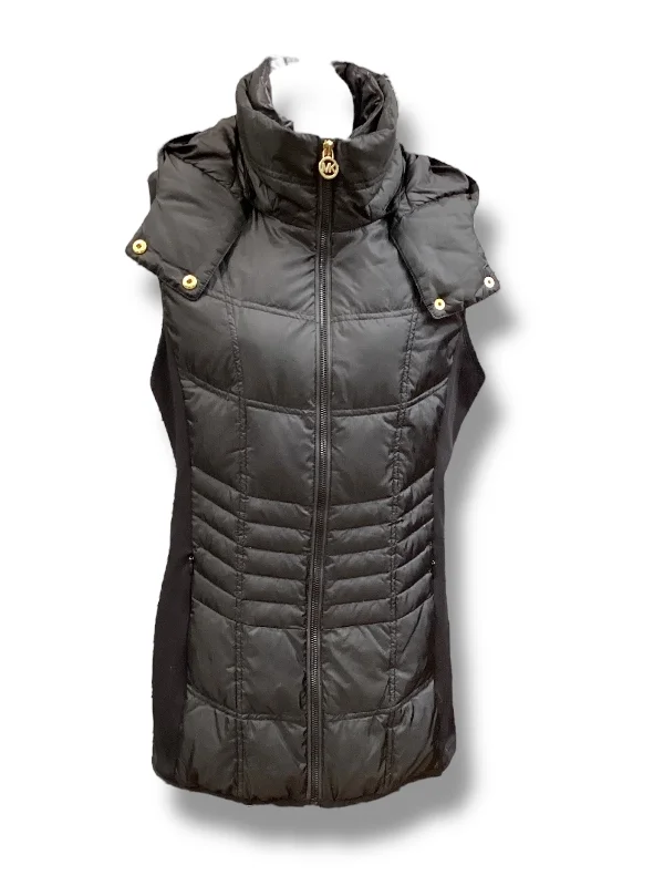 women's coats with pocketsVest Puffer & Quilted By Michael By Michael Kors In Black, Size: M