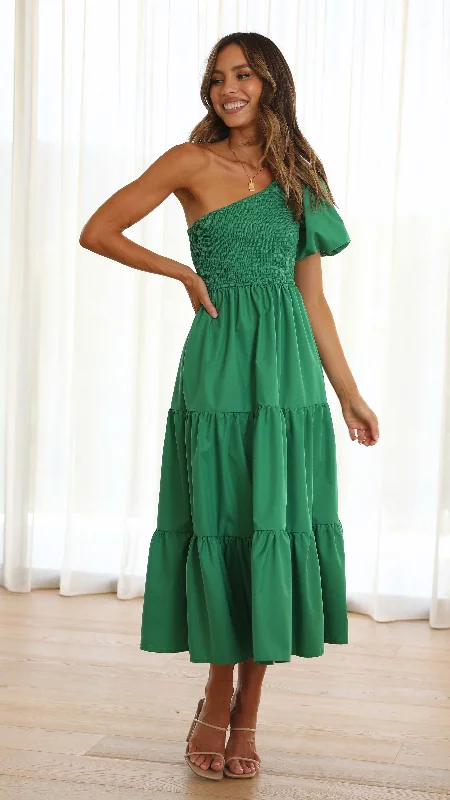 Empire DressFrankie Maxi Dress - Emerald