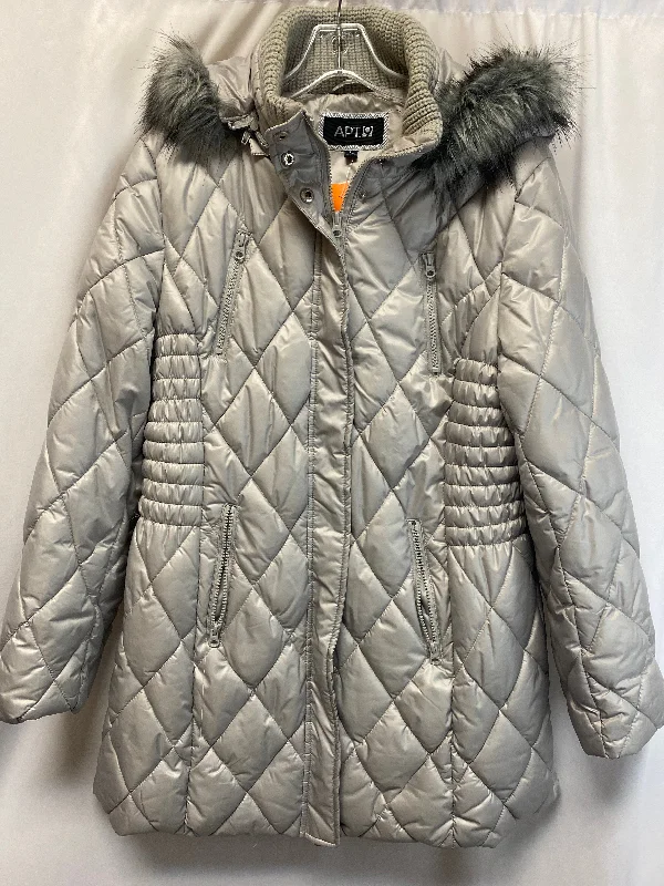 women's coats for breastfeeding mothersCoat Puffer & Quilted By Apt 9 In Grey, Size: L