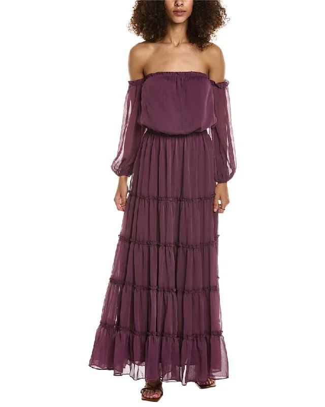 Jersey DressFATE Off-The-Shoulder Maxi Dress