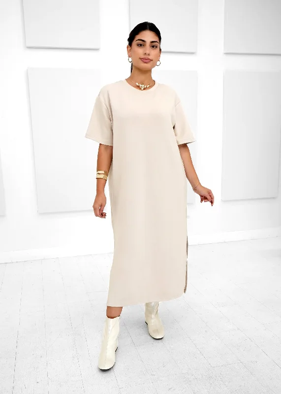 women's plus-size dressesLuxe Modal - Midi T-shirt Dress