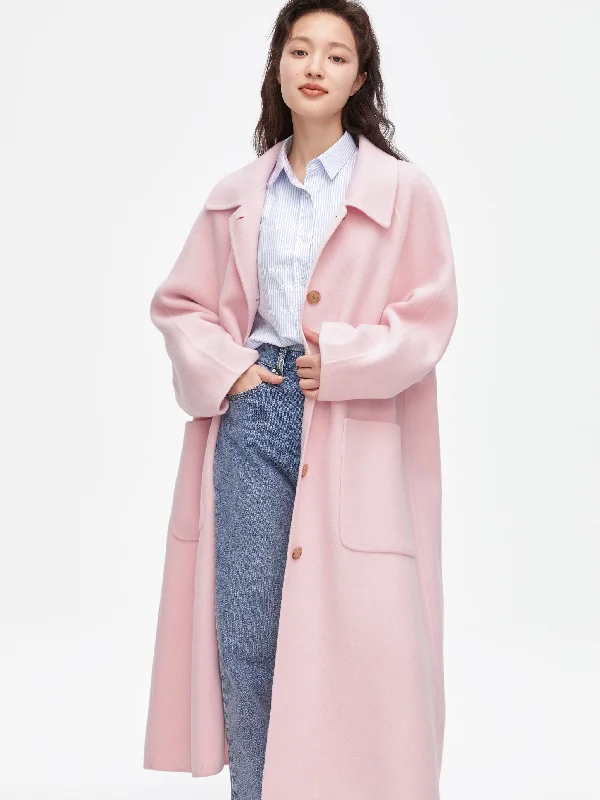 women's coats for pear-shaped bodiesSoft Pink Goddess Coat