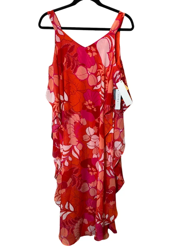 Knit DressDress Casual Maxi By Robbie Bee In Floral Print, Size: S