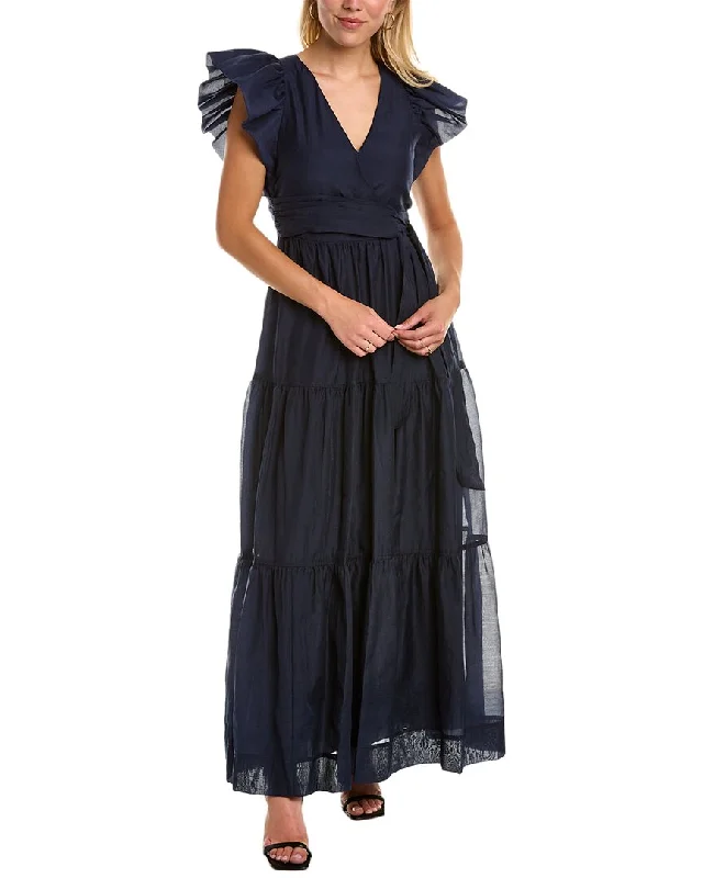 women's lightweight dressesSIMKHAI Banks Maxi Dress