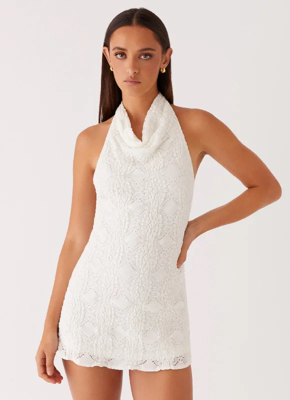 Laced-Up DressCamden Mini Dress - White