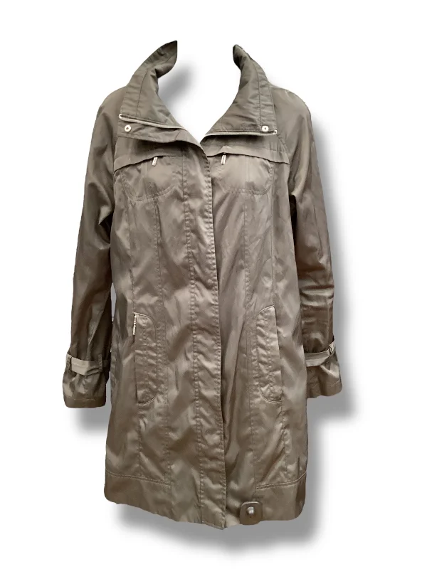 women's coats for those who value both style and comfortCoat Raincoat By Calvin Klein In Green, Size: Xs