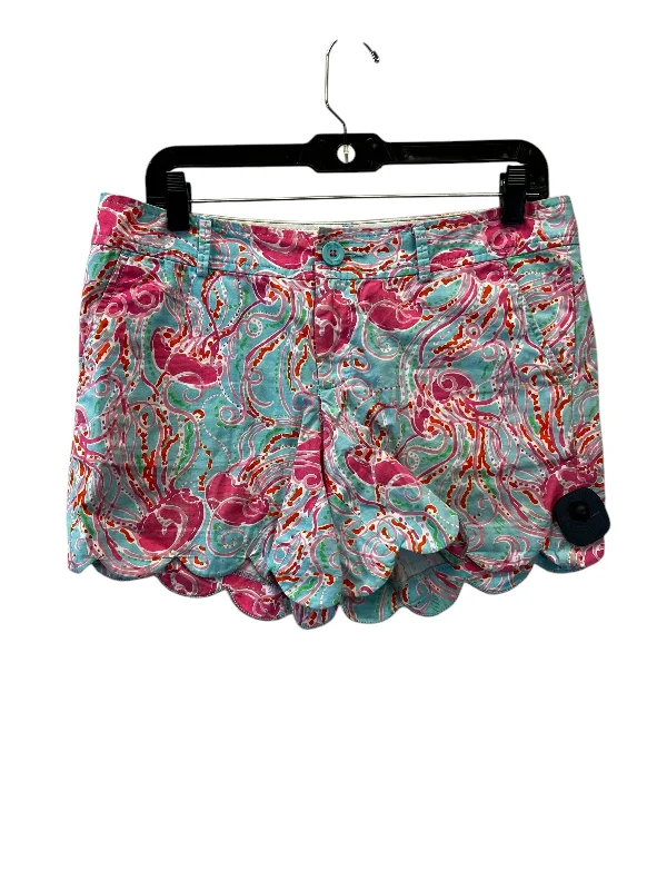 women's bermuda shortsShorts By Lilly Pulitzer In Blue & Pink, Size: 6