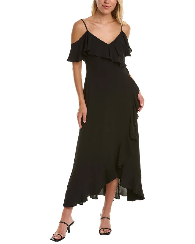 women's bespoke dressesLondon Times Ruffle Maxi Dress