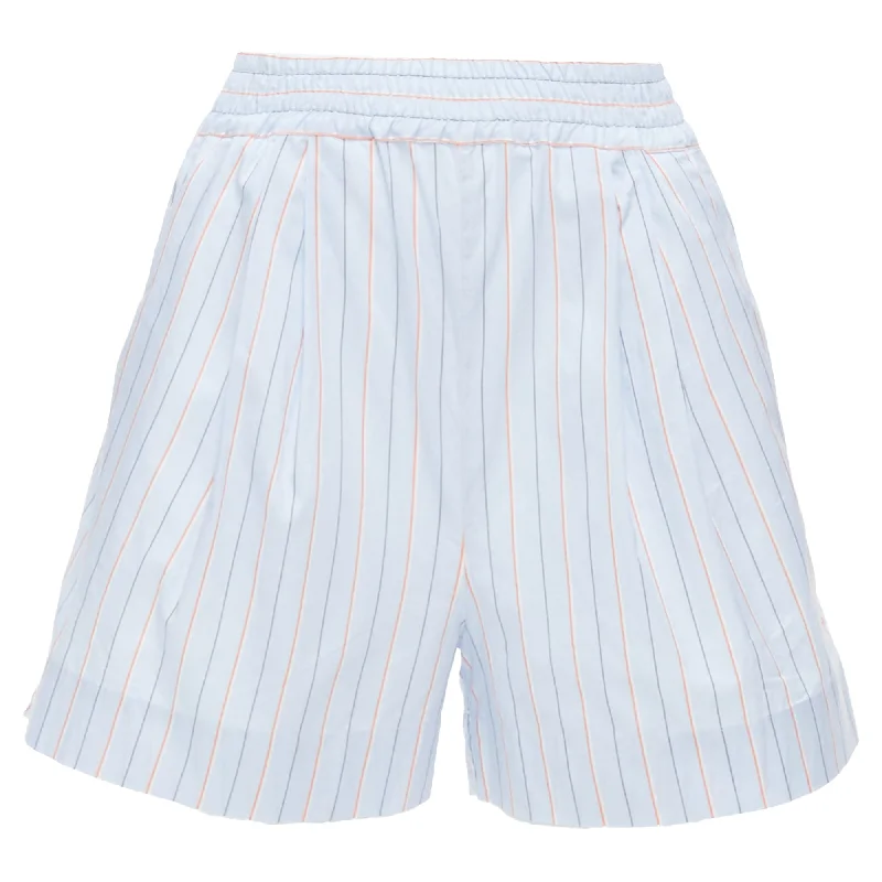 women's distressed shortsMarni Pinstripe Embroidered Boxer Shorts