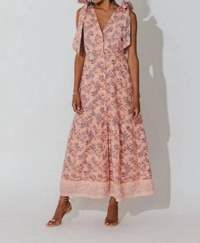 Asymmetric DressAstrid Maxi Dress In Positano Floral