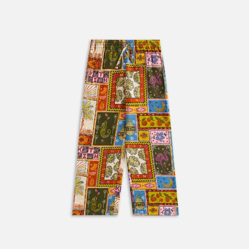 women's trendy pantsKith Kids Tropical Tapestry Pant - Manuscript