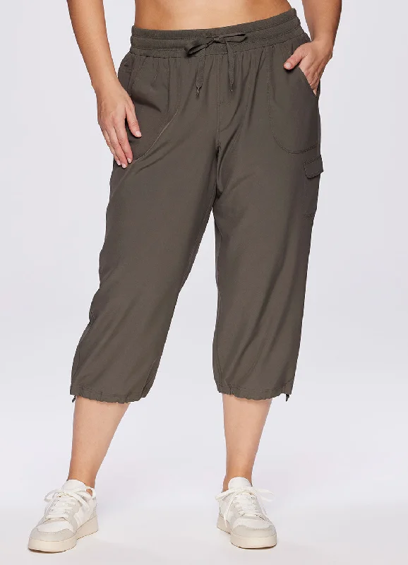 women's cycling pantsPlus Prime Anywhere Cargo Capri