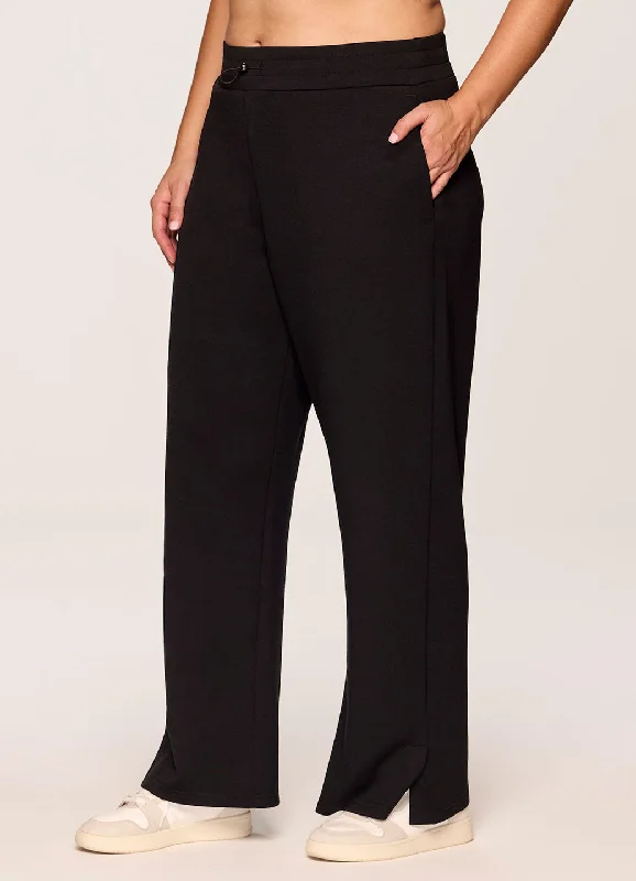 women's capri pantsPlus Solace Scuba Wide Leg Pant