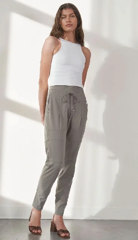 women's cropped pantsCandy Pant - Green Grey