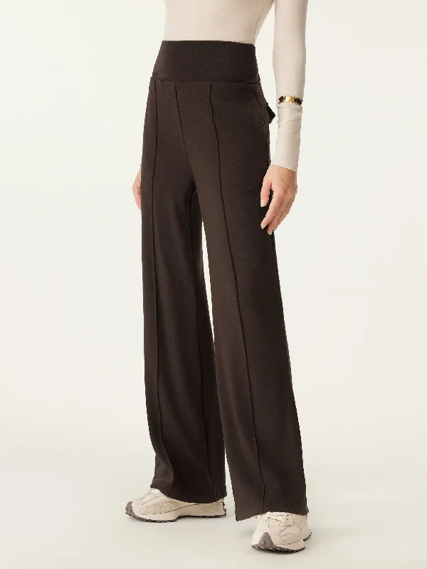 women's low-slung pantsTummy Warmer Pin-Tuck Pant