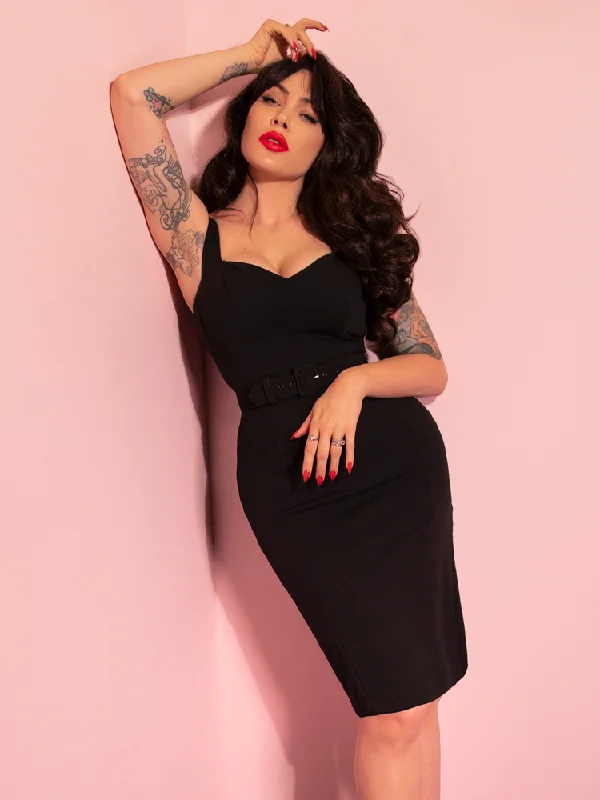 Prom DressCOMING BACK SOON - Bombshell Wiggle Dress in Black - Vixen by Micheline Pitt