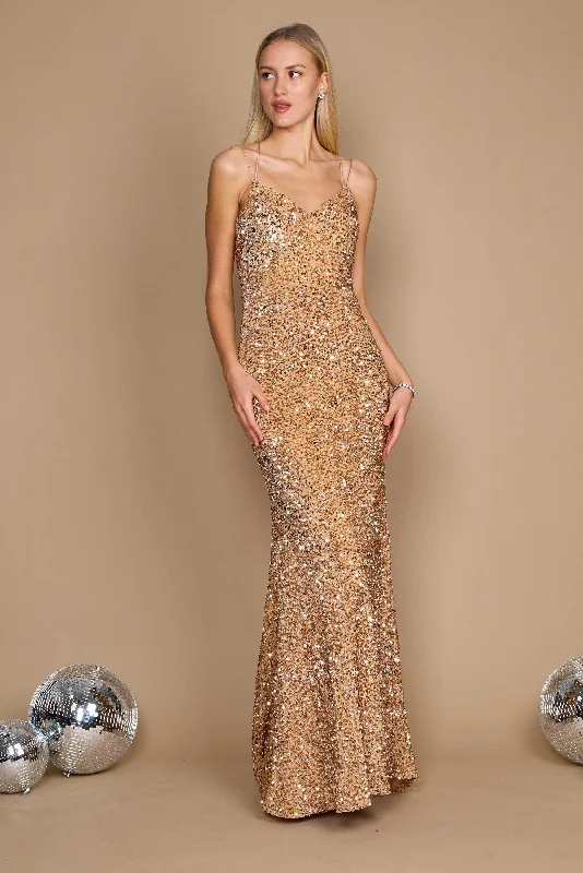 Silk DressDylan & Davids Long Full Sequins Formal Prom Dress