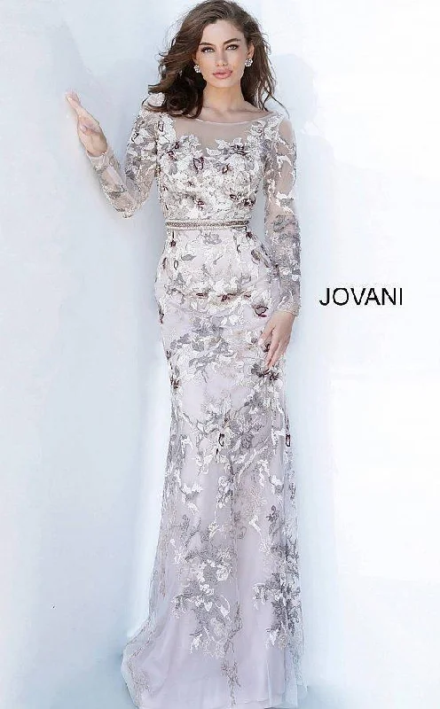 Jovani 00818 Long Formal Floral Lace Gown Sale