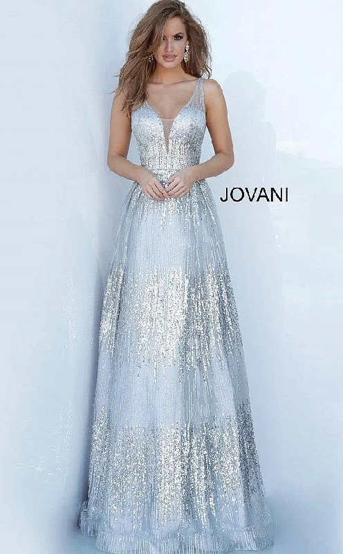 women's chiffon dressesJovani Long Metallic Prom Dress Sale