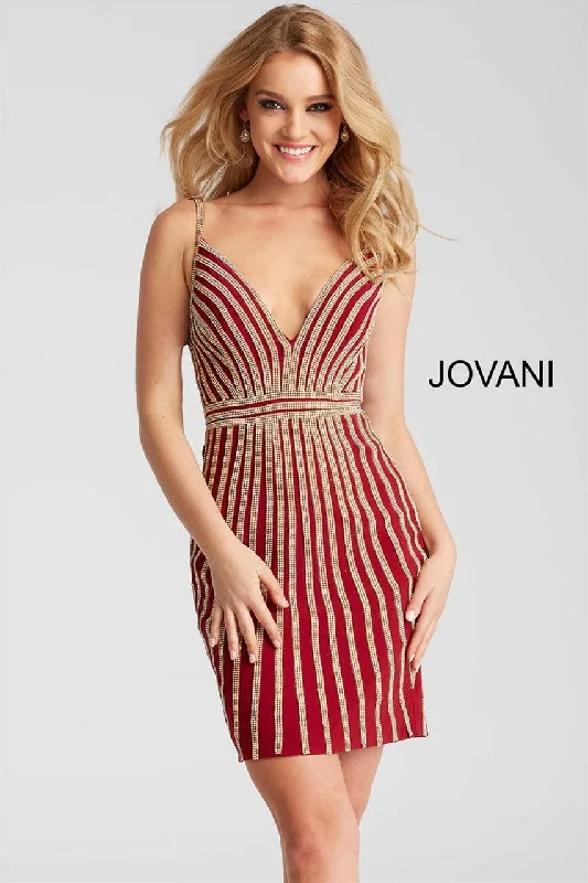 Off-The-Shoulder DressJovani 55640 Sexy Short Prom Cocktail Dress