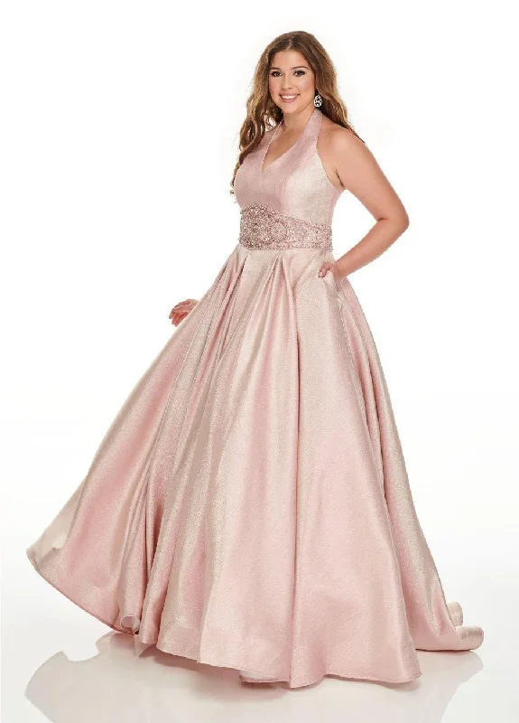 Nursing DressRachel Allan Long Plus Size Prom Dress