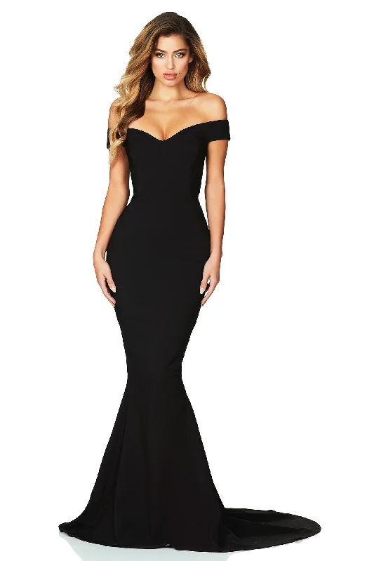 Petite DressNookie Allure Gown - Black