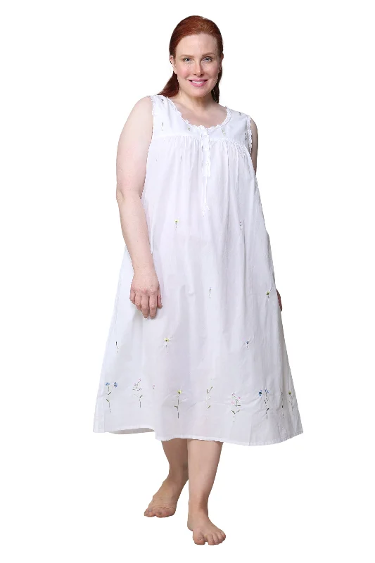 Plus Size Breath of Spring Cotton Gown