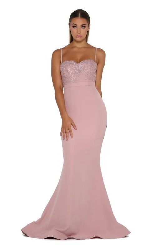 Portia and Scarlett Briar Rose Gown with Lace TrainCL Dress