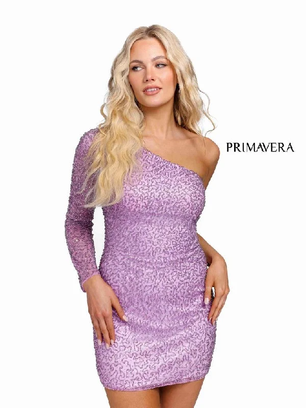 Maternity DressPrimavera Couture Prom Short Beaded Dress 3849